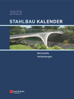 cover image of Stahlbau-Kalender 2023